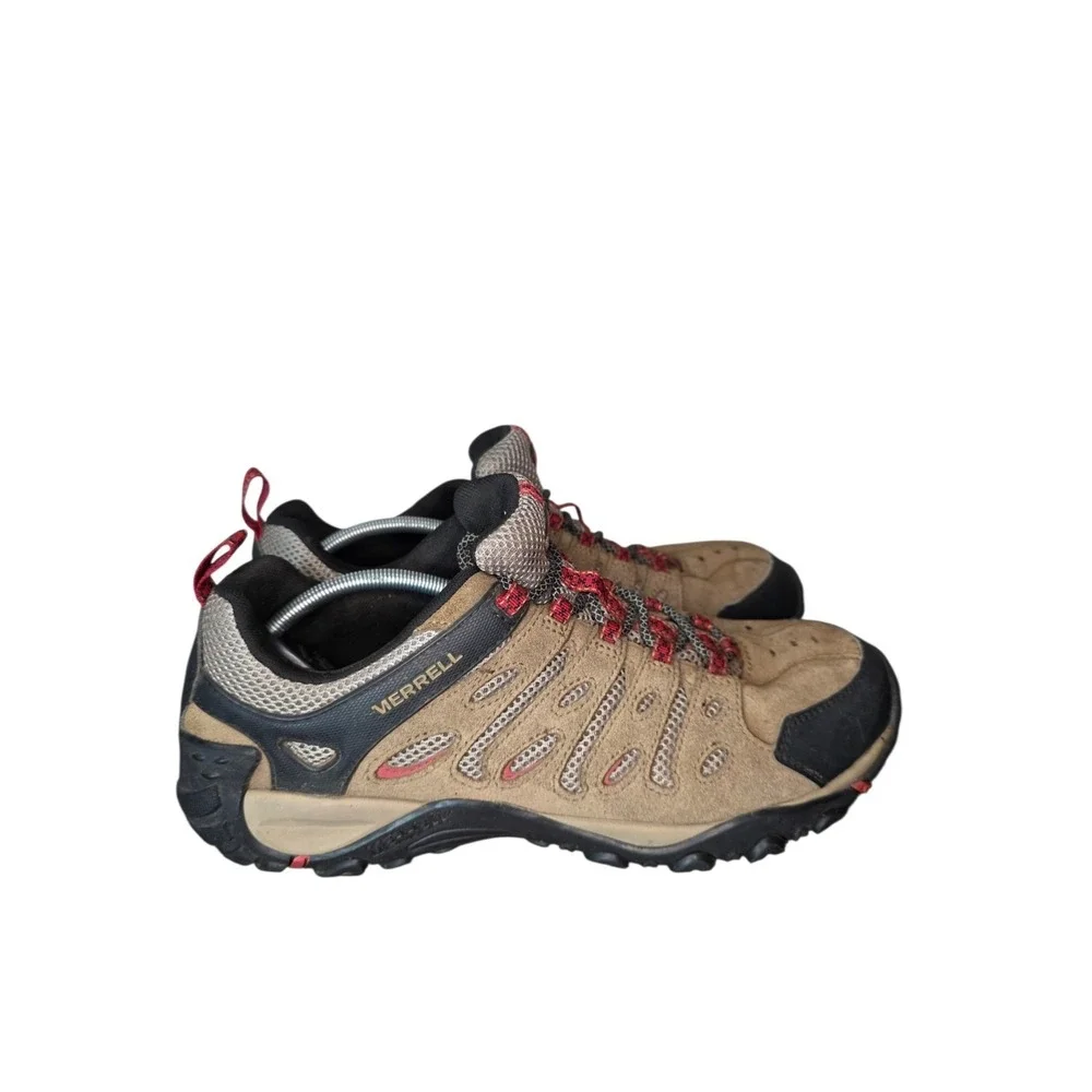 Merrell Crosslander 2 Hiking Shoes Mens 11.5 Brown Suede Trail Outdoor Lace Up